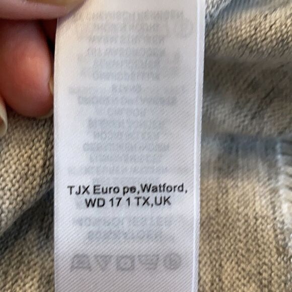 Dakini NWOT szXS heathered grey LS hoodie w/ front pockets & thumb hole sleeves - Picture 12 of 13